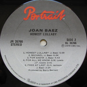Joan Baez - Honest Lullaby - 1979