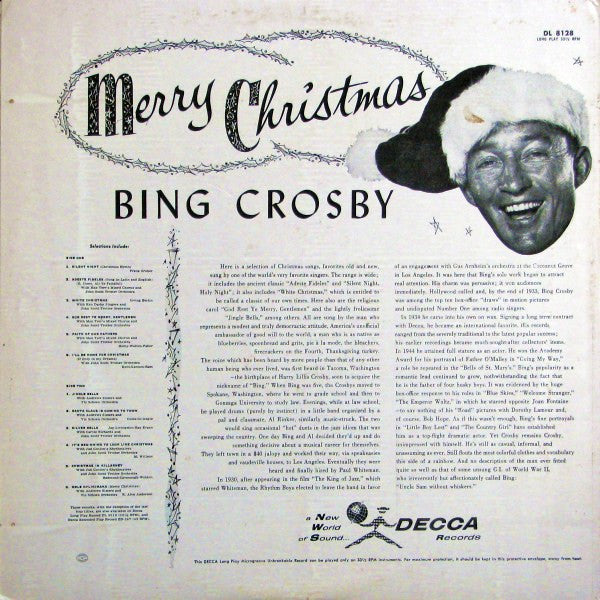 Bing Crosby - Merry Christmas Vinyl Record