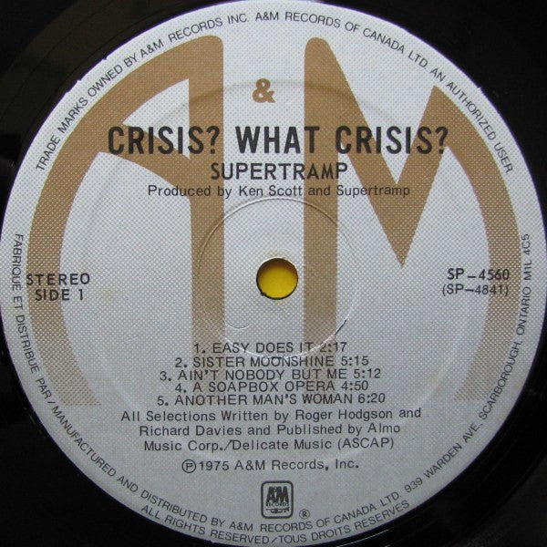 Supertramp - Crisis? What Crisis?