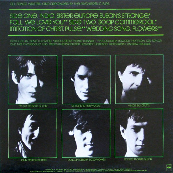Psychedelic Furs, The - The Psychedelic Furs -