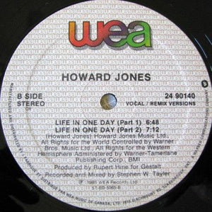 Howard Jones - Life In One Day 1985 - Quarantunes