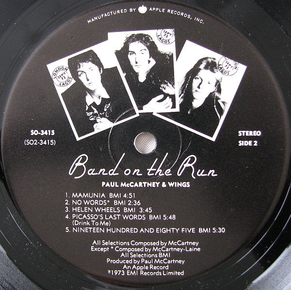 Wings - Band On The Run - 1973