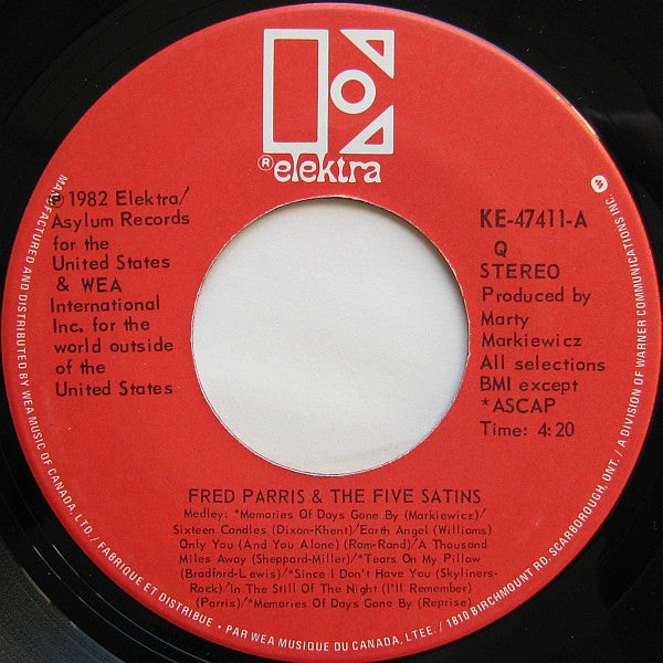 Fred Parris - Medley / Loving You (Would Be The Sweetest Thing)