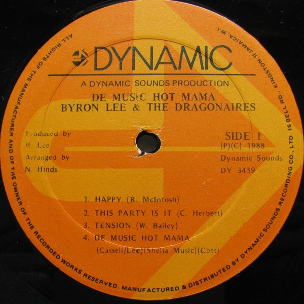 Byron Lee And The Dragonaires - De Music Hot Mama