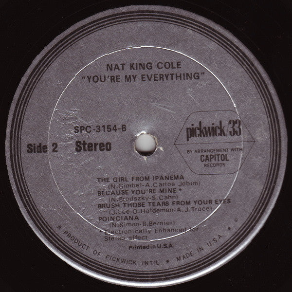 Nat King Cole - You're My Everything - 1967