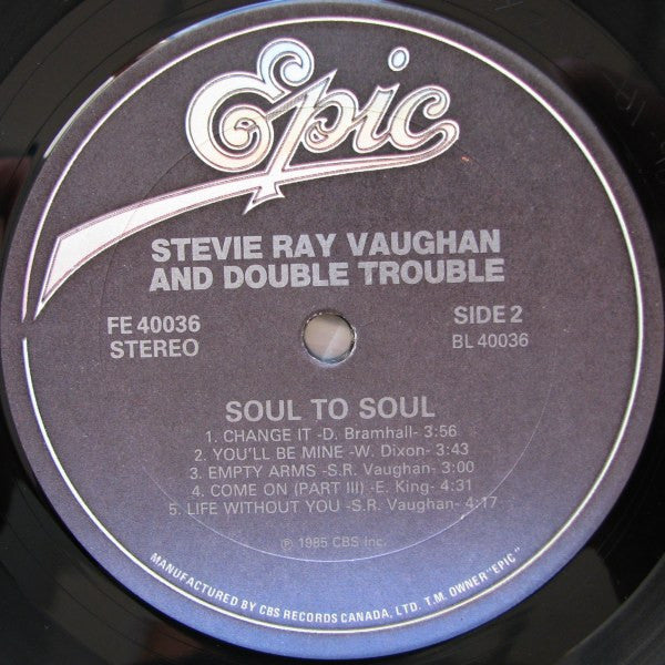 Stevie Ray Vaughan & Double Trouble - Soul To Soul - 1985