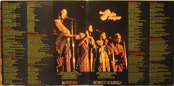 Staple Singers, The - Be Altitude:  Respect Yourself - 1972
