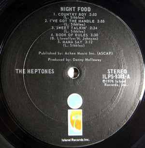 The Heptones - Night Food Vinyl Record