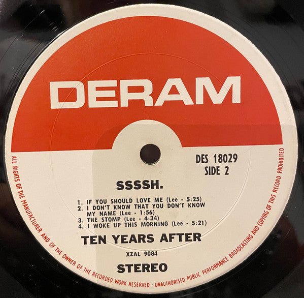 Ten Years After - Ssssh. - 1969