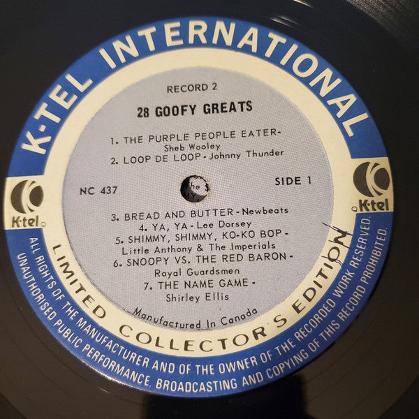 Various - 28 Goofy Greats - 1975