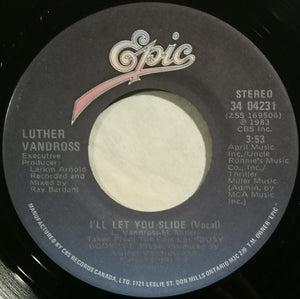 Luther Vandross - I'll Let You Slide - 1983
