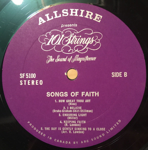 101 Strings - Songs Of Faith - 1967