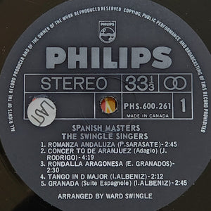 Les Swingle Singers - Concerto D'Aranjuez - Sounds Of Spain - 1967