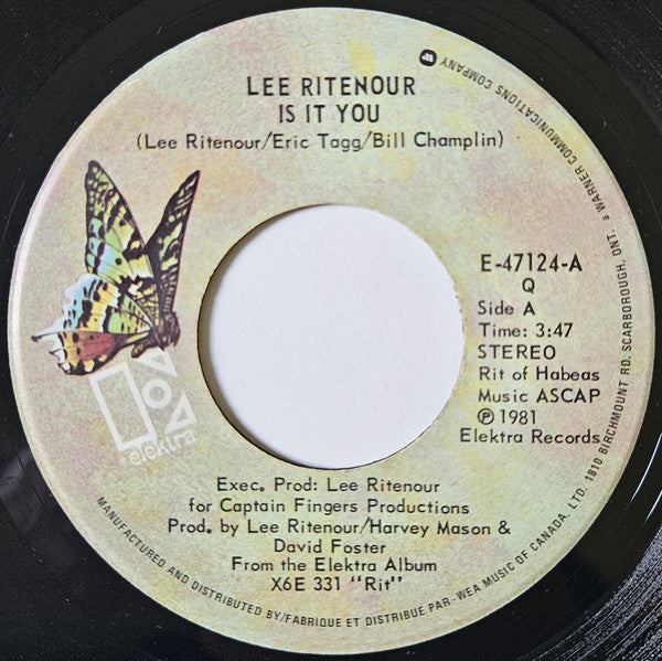 Lee Ritenour - Is It You / Countdown (Captain Fingers) - 1981