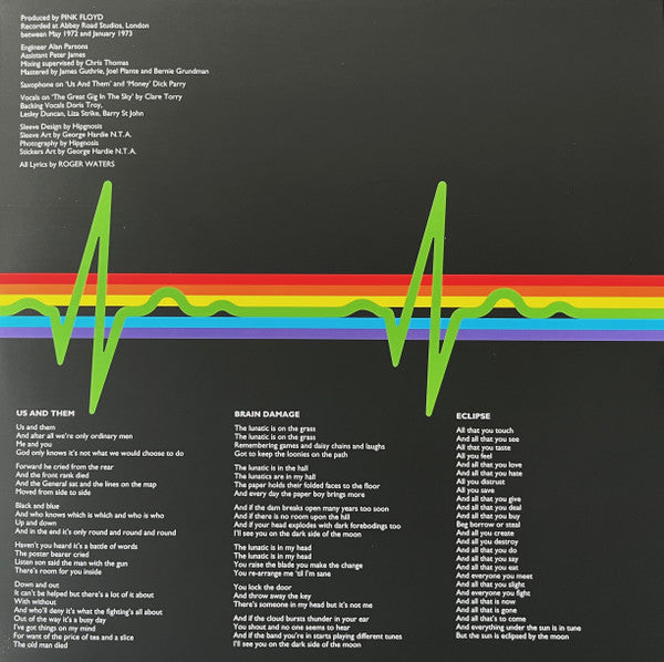 Pink Floyd - The Dark Side Of The Moon Vinyl Record