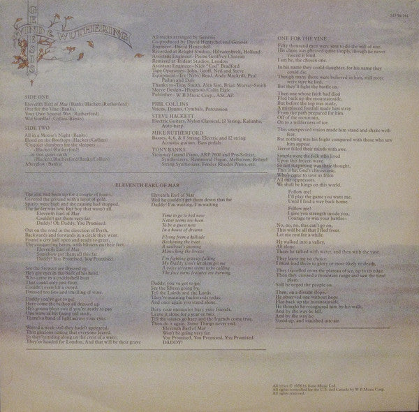 Genesis - Wind & Wuthering -