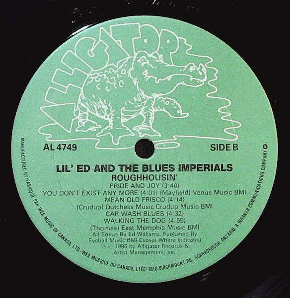 Lil' Ed And The Blues Imperials - Roughhousin' Vinyl Record