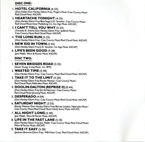 Eagles - Eagles Live (CD) -