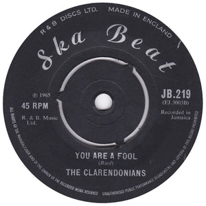 The Clarendonians - Mey Bien (My Friend) / You Are A Fool