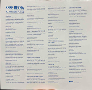 Bebe Rexha - All Your Fault: Pt. 1 & 2 Vinyl Record