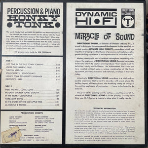 Mike Di Napoli - Percussion & Piano Honky Tonk -