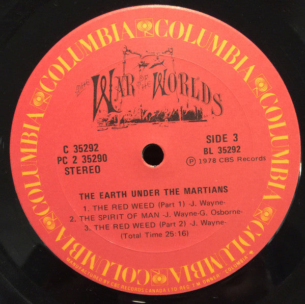 Jeff Wayne - Jeff Wayne's Musical Version Of The War Of The Worlds - 1978