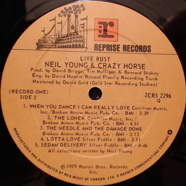 Neil Young & Crazy Horse - Live Rust - 1979
