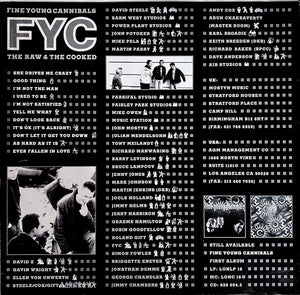 Fine Young Cannibals - The Raw & The Cooked - 1988