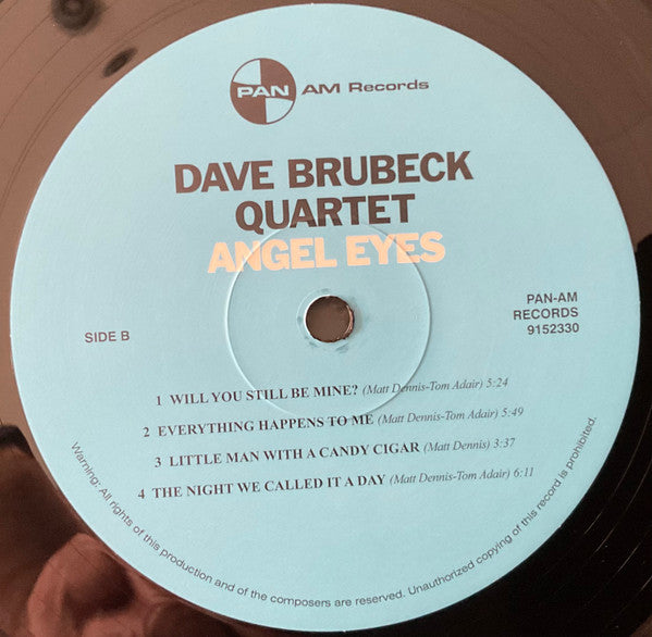 Dave Brubeck Quartet, The - Angel Eyes - 2024