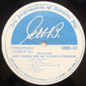 Kid Thomas And His Algiers Stompers - On Stage -