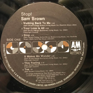 Sam Brown - Stop!