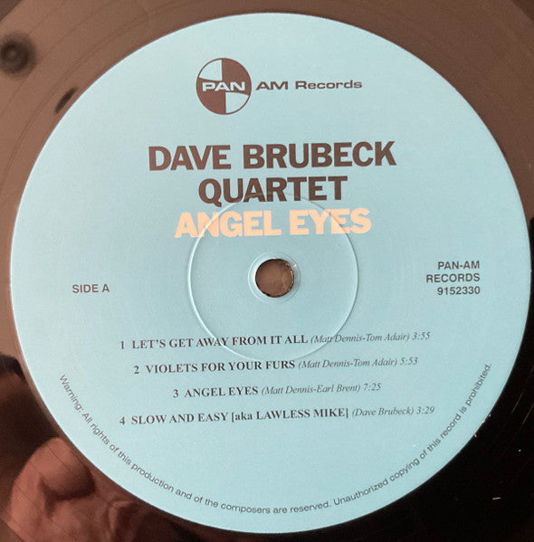 Dave Brubeck Quartet, The - Angel Eyes - 2024