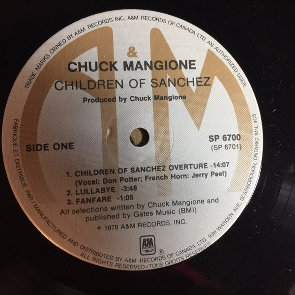 Chuck Mangione - Children Of Sanchez - 1978