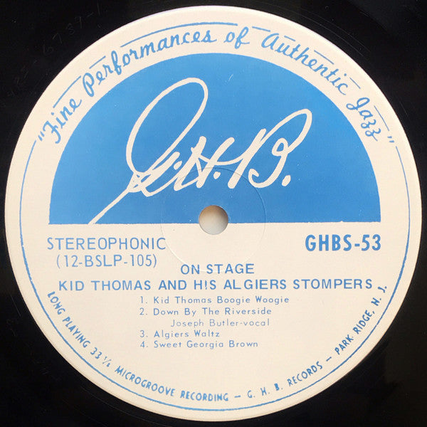 Kid Thomas And His Algiers Stompers - On Stage -