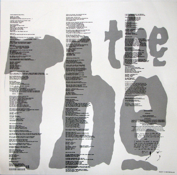 The, The - Mind Bomb - 1989