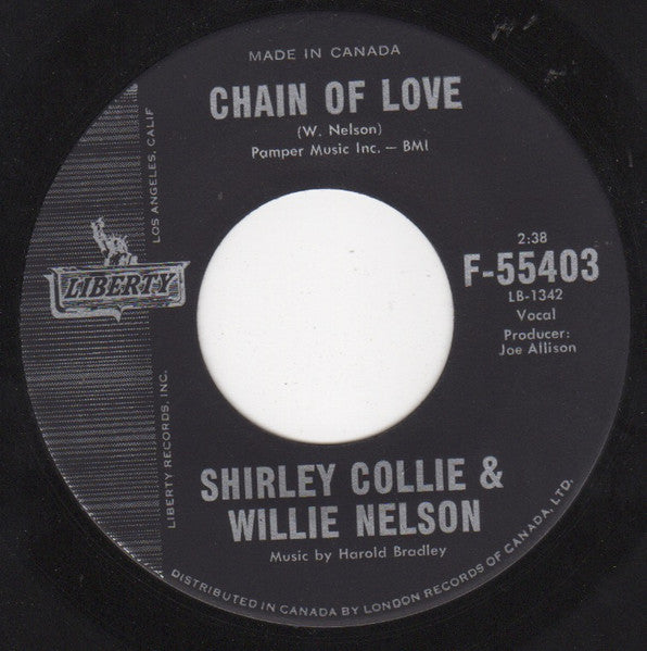 Shirley Collie / Willie Nelson - Chain Of Love Vinyl Record