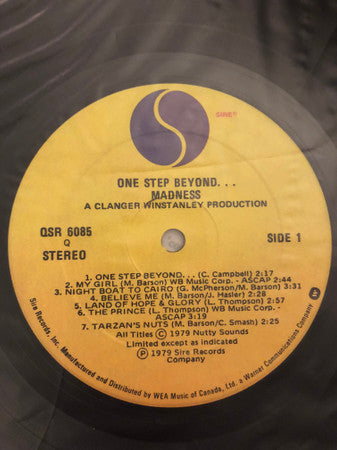 Madness - One Step Beyond... Vinyl Record