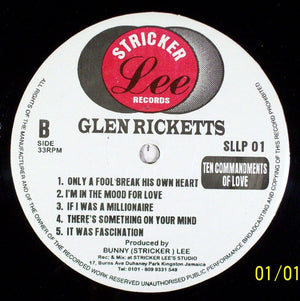 Glen Ricketts - Commandments Of Love -