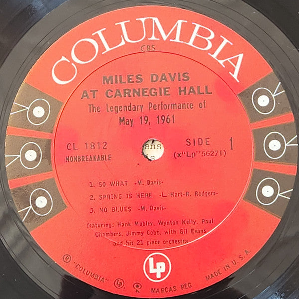 Miles Davis - Miles Davis At Carnegie Hall