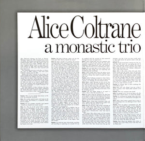 Alice Coltrane - A Monastic Trio