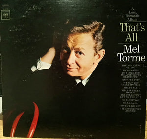 Mel Tormé - A Lush, Romantic Album That's All