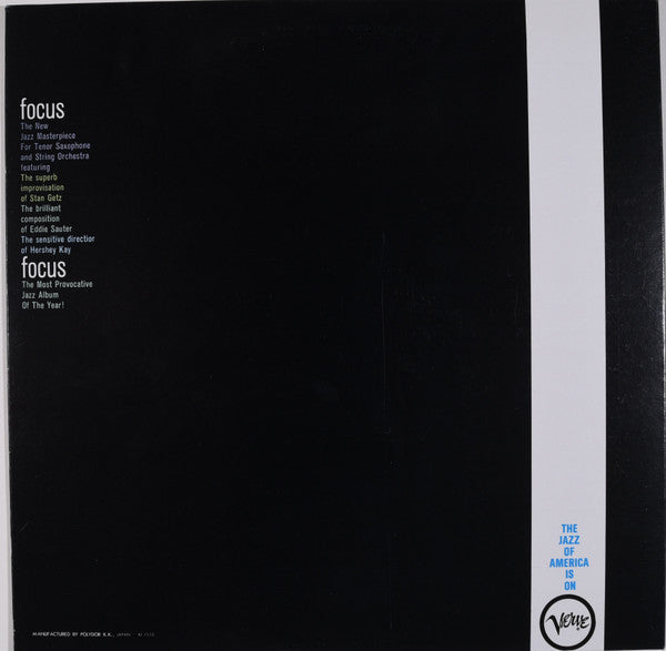Stan Getz / Eddie Sauter - Focus - 1973
