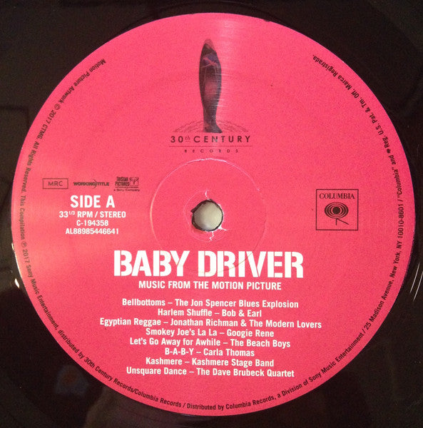 Various - Baby Driver (Music From The Motion Picture) Vinyl Record