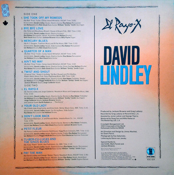 David Lindley - El Rayo-X - 1981