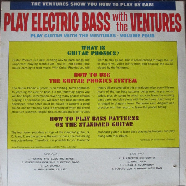 The Ventures - Play Electric Bass With The Ventures, Play Guitar With The Ventures - Volume Four