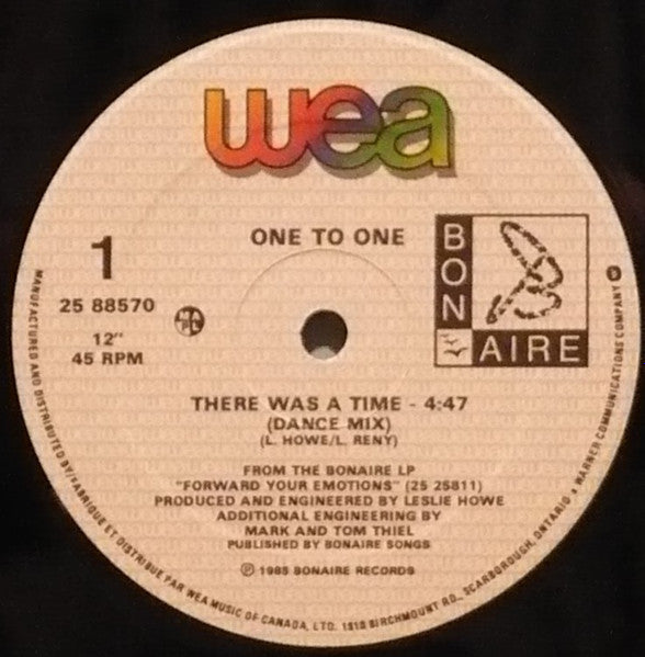 One To One - There Was A Time