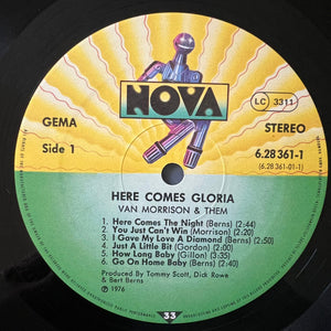 Van Morrison - Here Comes Gloria Vinyl Record