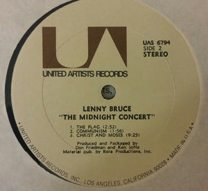 Lenny Bruce - The Midnight Concert
