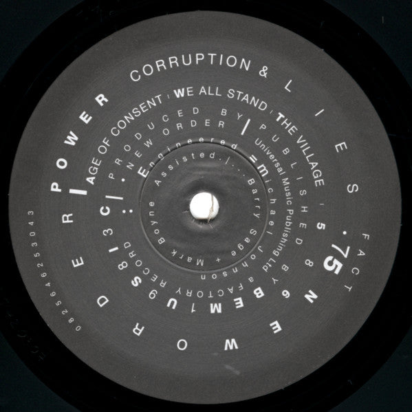 New Order - Power, Corruption & Lies - 2025