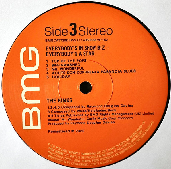 The Kinks - Everybody's In Showbiz - Everybody's A Star